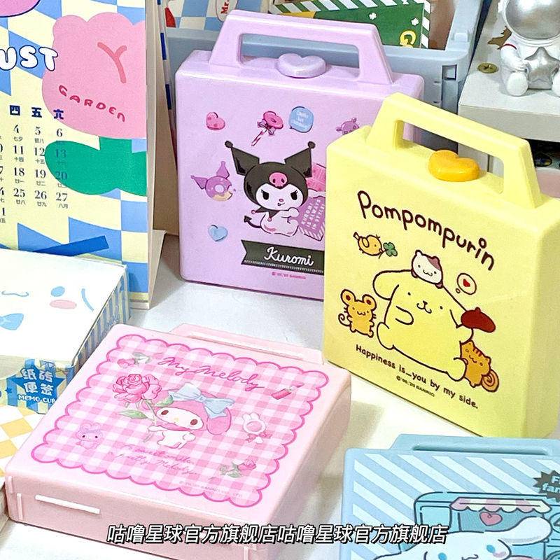 ⭐ iLado ⭐  hộp đựng đồ trong suốt hộp để bàn với nhãn dán ghi chú nhựa kệ máy tính xách tay tủ bàn mini chất lượng cao màu rắn chất lượng cao kệ văn phòng phẩm để bàn đồ dùng học tập dụng cụ học tập