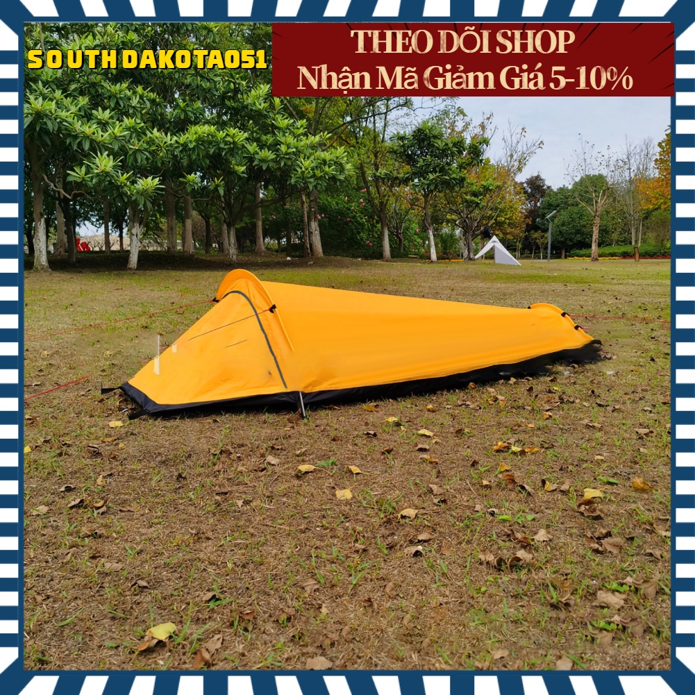 [Hàng Sẵn] Lều cắm trại cho một người Túi ngủ ngoài trời di động không thấm nước nhẹ【Southdakota051】