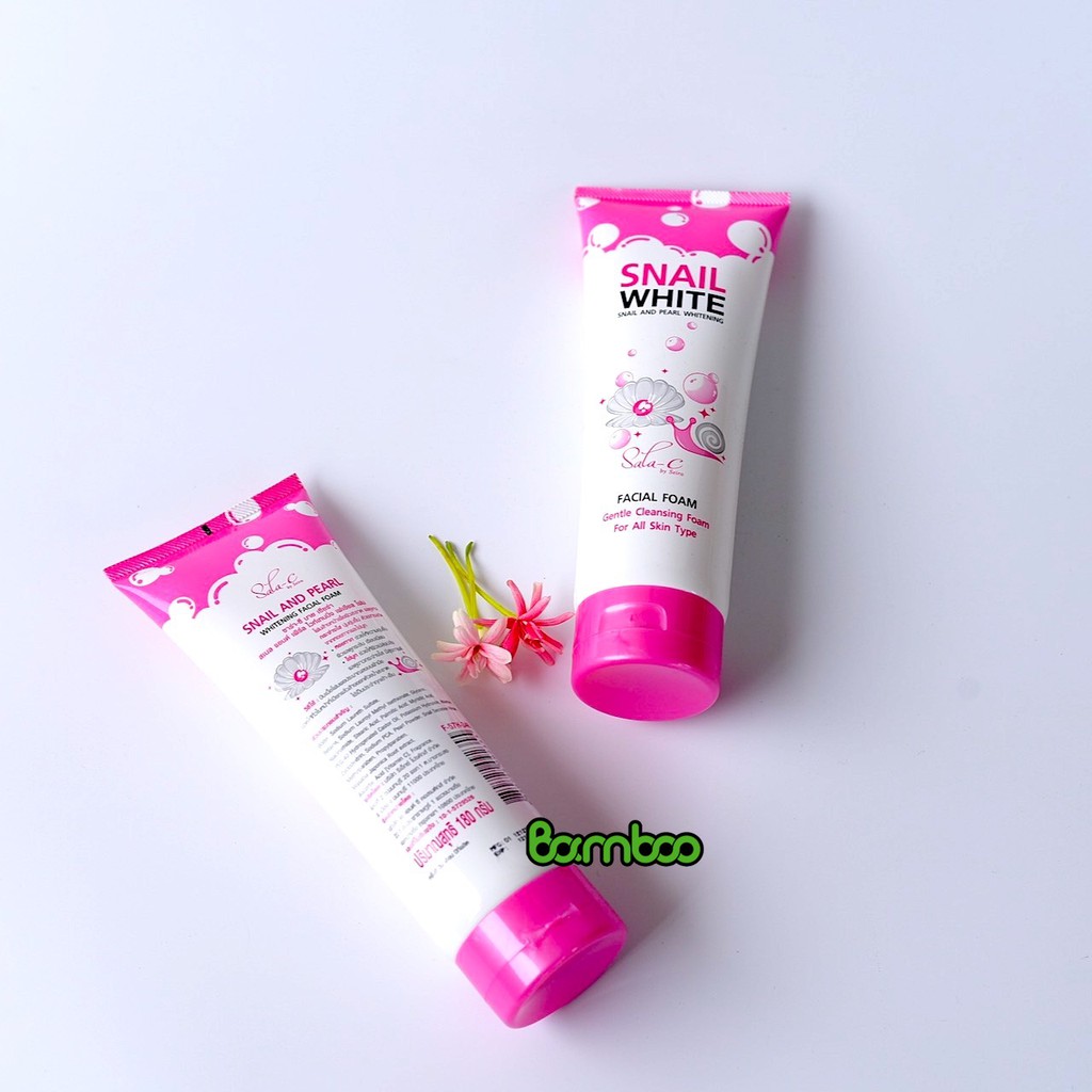 Sữa rửa mặt chiết xuất tinh chất ngọc trai và ốc sên 180ml Thái Lan