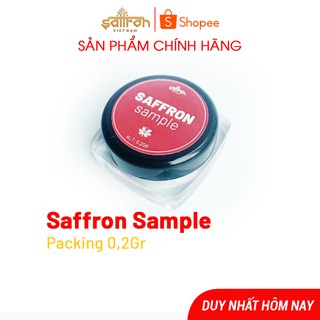 Nhị hoa nghệ tây chính hãng mẫu trải nghiệm dùng thử - Saffron sample salam 0.2Gr