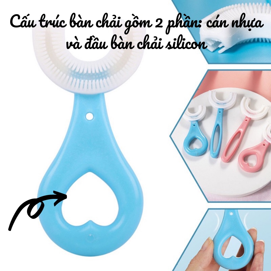 Bàn chải đánh răng cho bé MATYDO silicon siều mềm cao cấp dành cho các bé lợi yếu và lười đánh răng