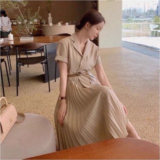 SET VÁY XẾP LI KÈM ĐAI Hot [ order ]