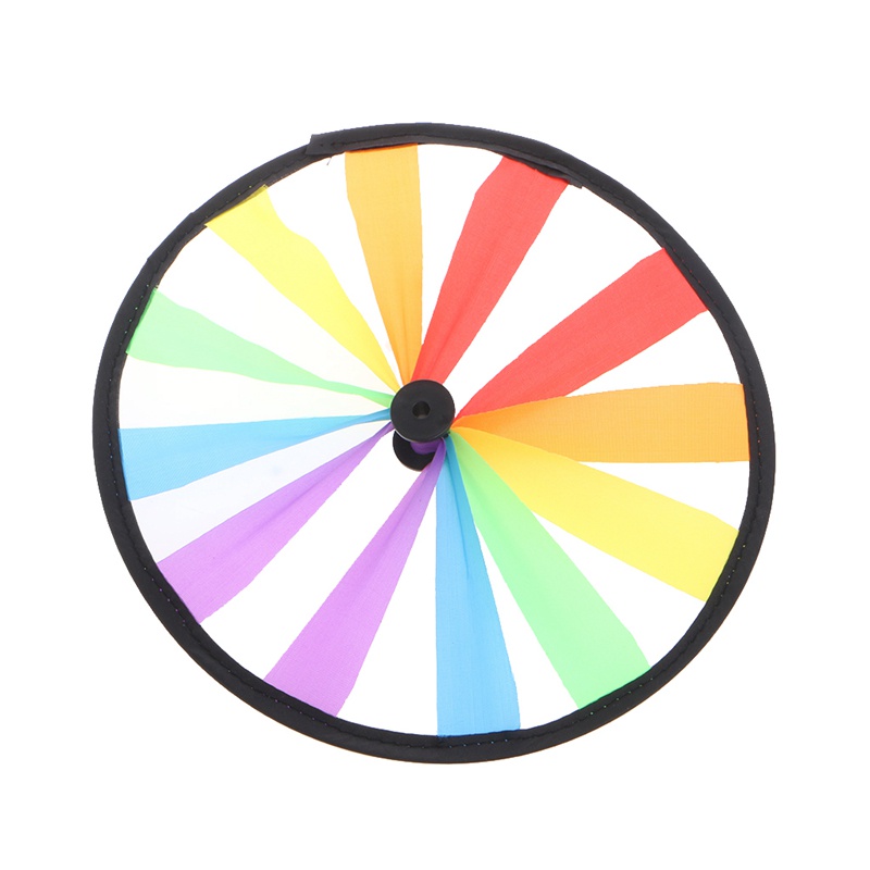 Chong Chóng Gió Ba Bánh Xe Màu Cầu Vồng Trang Trí Sân Vườn Ngoài Trời