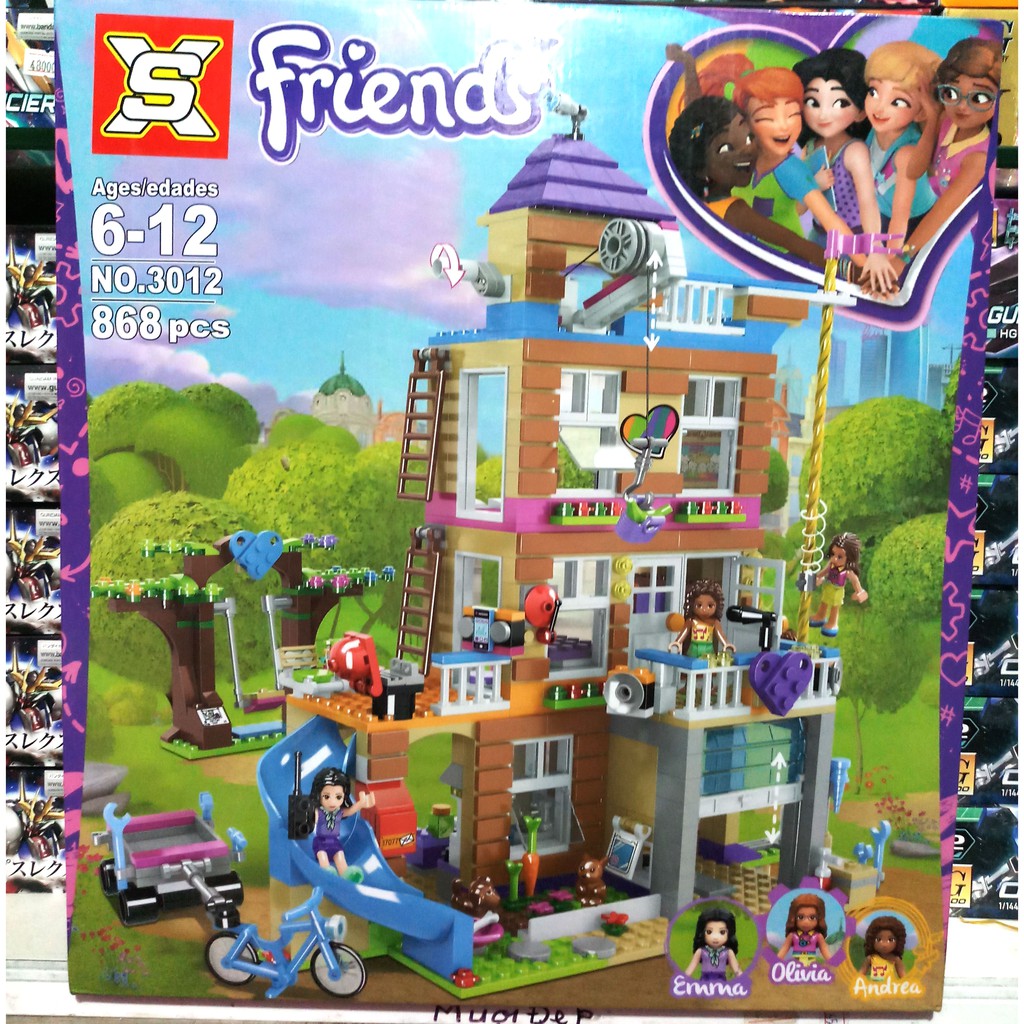 ĐỒ CHƠI XẾP HÌNH LEGO FRIENDS No.3012 - Ngôi Nhà Tình Bạn