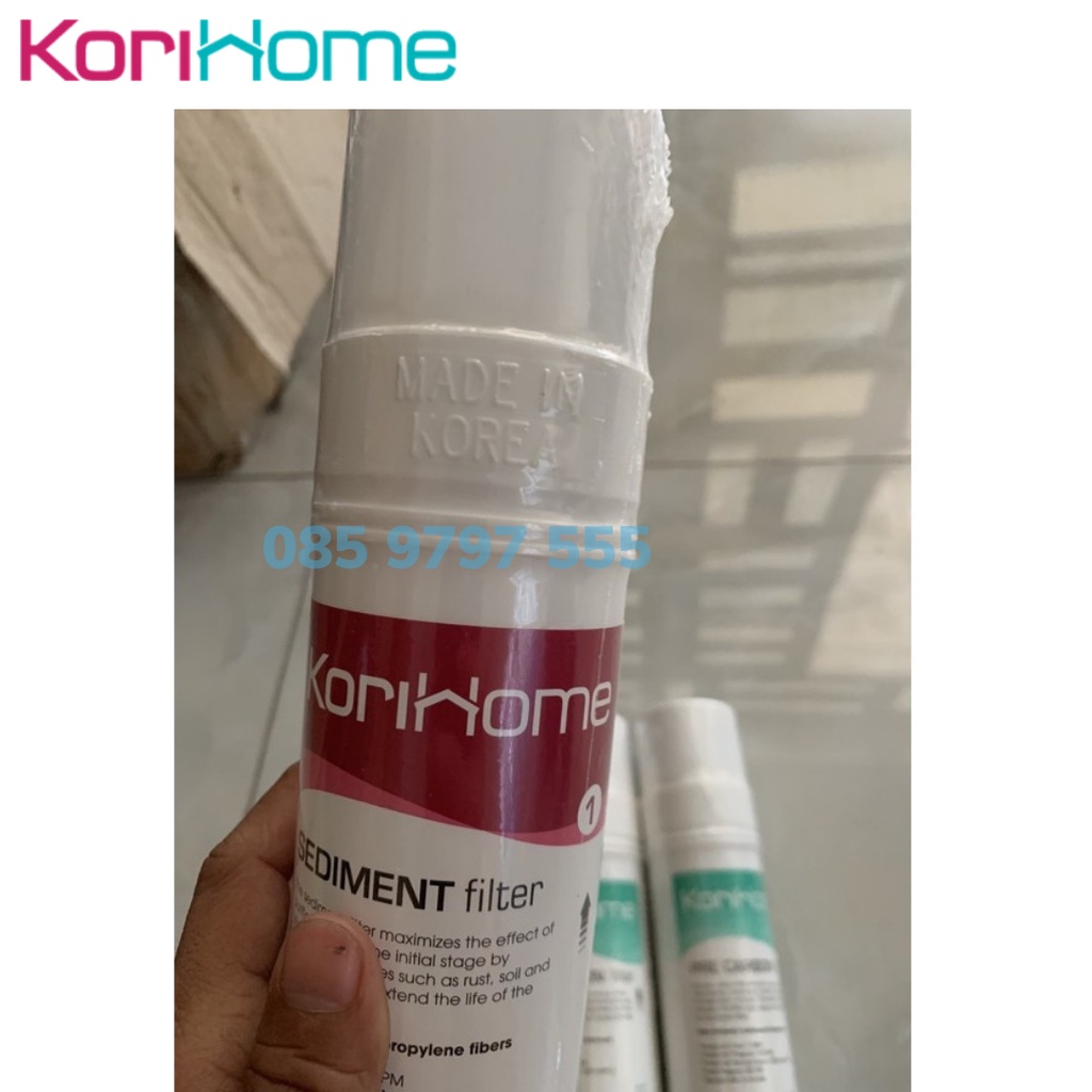 Lõi lọc Sidiment Korihome chính hãng - dùng cho máy lọc nước Korihome- Lọc nước 247 max rẻ
