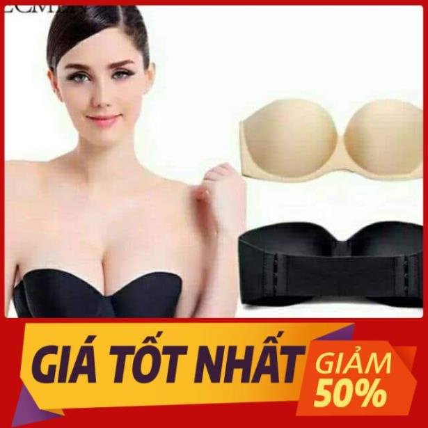 chuyên sỉ lẻ áo cup ngực không dây ( tặng kèm dây trong ) tha hồ mặc áo hở vai hở lưng k lo tụt *21