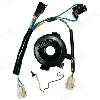 Bộ dây đui đèn trước xe máy wave rs 3 chân denki