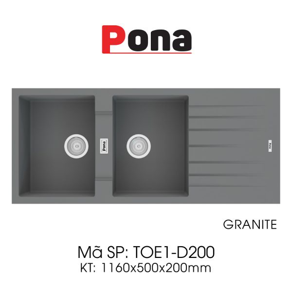 Chậu rửa Pona TOE1-D200 - hàng nhập khẩu