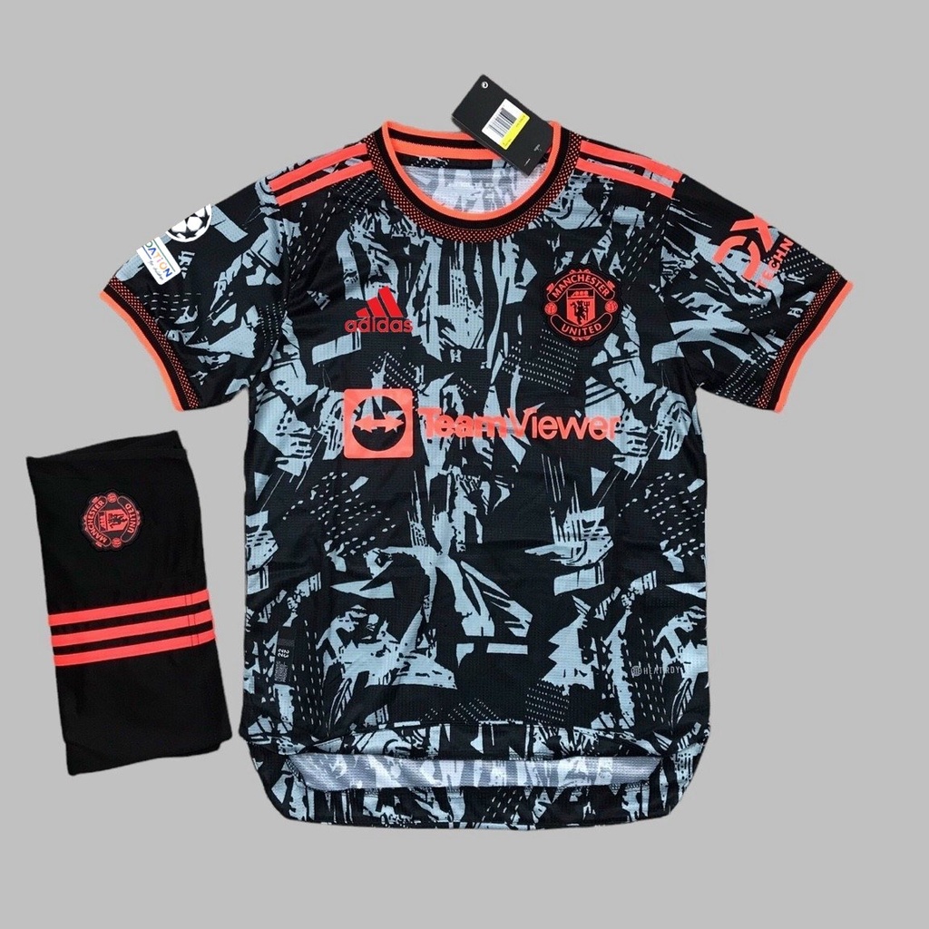 Áo bóng đá CLB Manchester UNITED - mầu cam- mùa giải mới- chất Polyeste Thái cao cấp