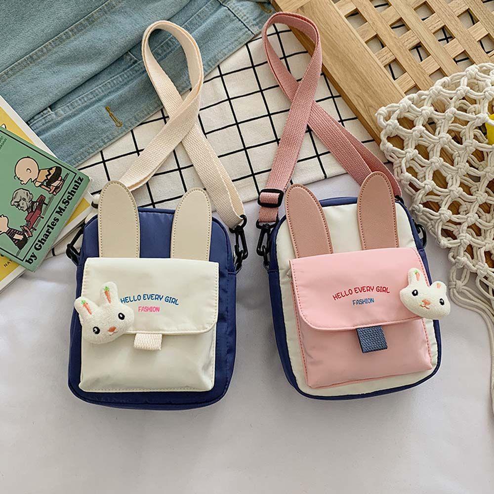 Túi Đeo Chéo Mini Đựng Điện Thoại Hình Thỏ Dễ Thương Cho Nữ