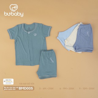 Bu sale up to 50-%Bộ cộc tay cài giữa quần đùi mẫu mã mới 2021 cho các bé từ 3m-12m, chất liệu Modal cho các bé.