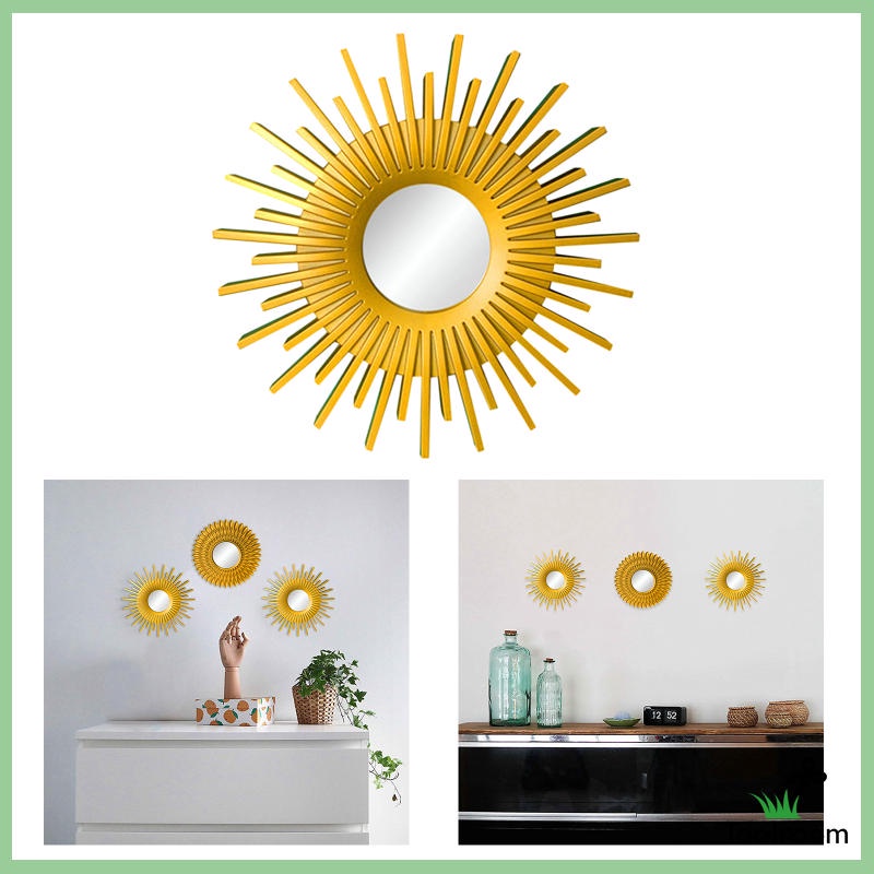 Gương Tròn Gắn Tường Trang Trí Độc Đáo