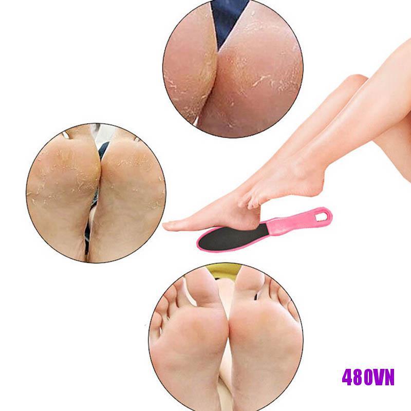 [Hàng mới về] Dụng cụ chà tẩy tế bào chết cho bàn chân 2 mặt tiện lợi