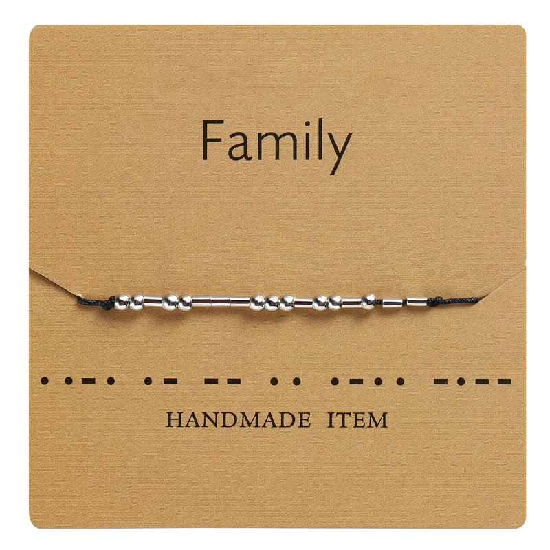 Vòng đeo tay GMAI phối mặt hình mã morse làm quà tặng thời trang dành cho nam và nữ