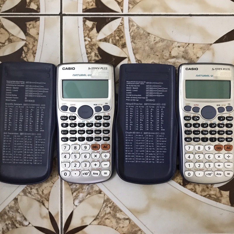 Máy tính casio FX 570VN PLUS/570ES PLUS cũ Hàng chính hãng.