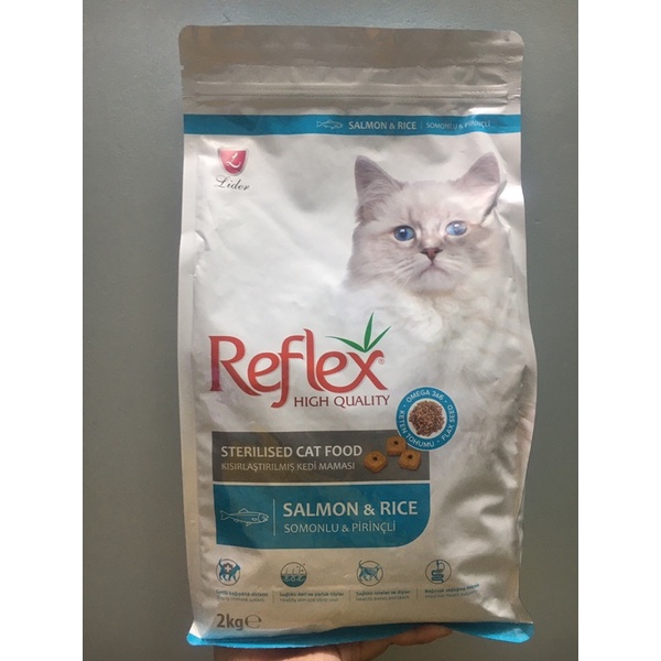 [Dành cho mèo TRIỆT SẢN] Hạt Reflex Sterilised Salmon - Thức ăn cho mèo túi 2kg