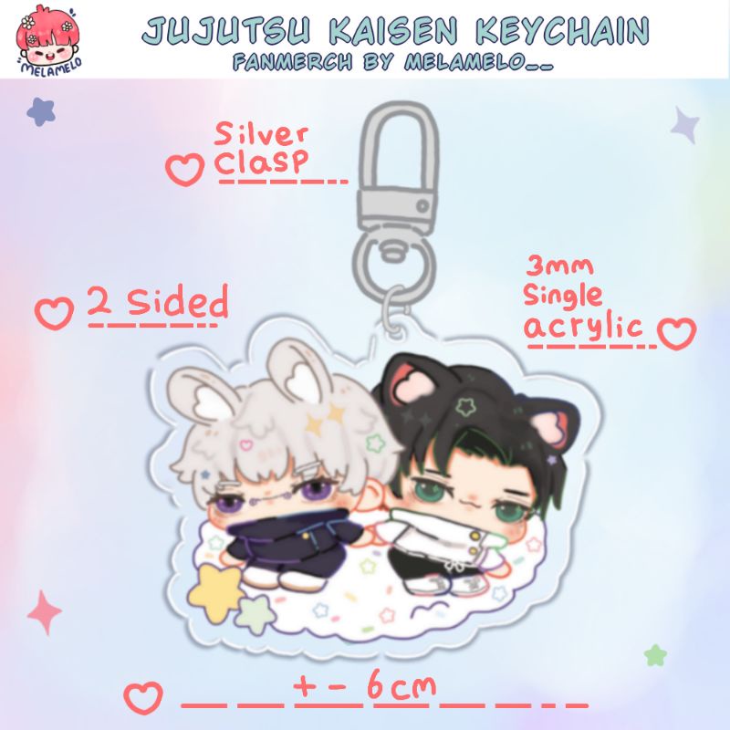 Móc Khóa Hình Jujutsu Kaisen Dễ Thương Xinh Xắn