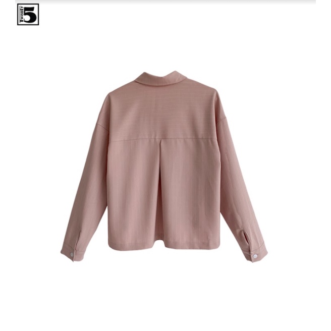 Áo sơ mi nữ dáng rộng, chờm vai Twentyfive N1102