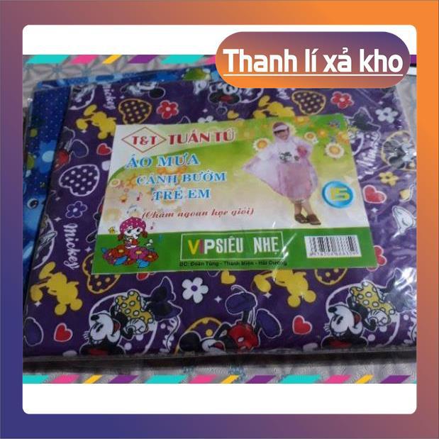 ⚡️ áo mưa trẻ em cánh rơi chất dù Hồng Thắm
