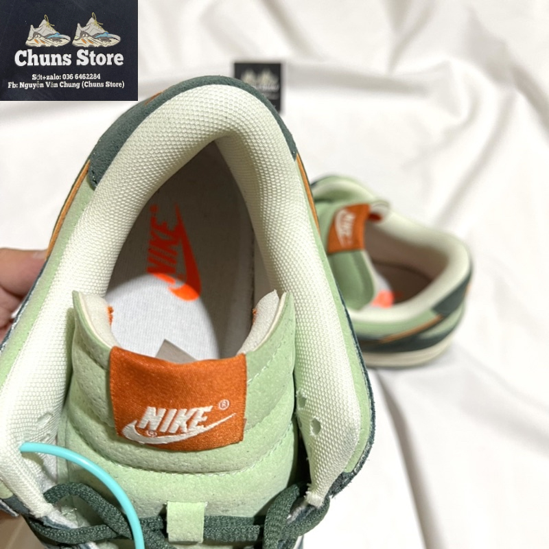 Giày jordan NK SB dunk otomo katsuhiro xanh biển,xanh lá,xám nâu cao cấp, giày JD SB xanh blue green mới