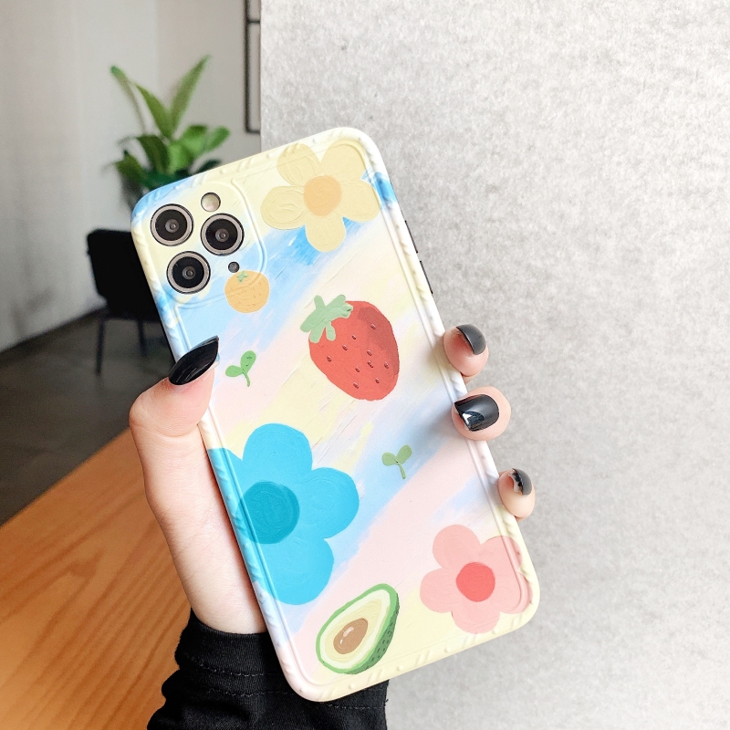 Ốp Điện Thoại Hình Hoa Xinh Xắn Cho Iphone 11 Pro Max Apple X / Xs / Xr / Se Iphone 7 Plus | BigBuy360 - bigbuy360.vn