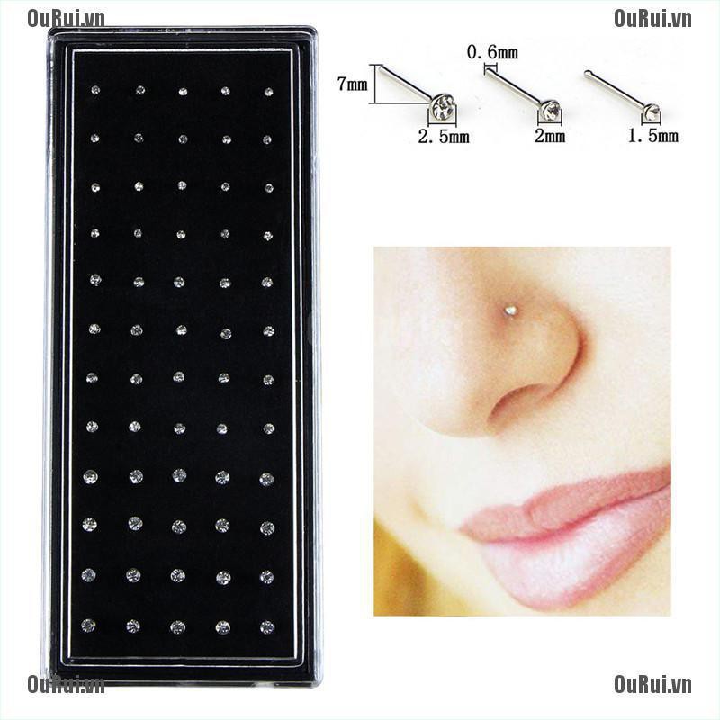 Bộ 60 Viên Đá Thép Không Gỉ Thời Trang Độc Đáo