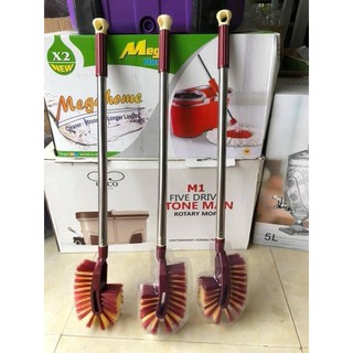 Chổi cọ toilet 2 đầu cán inox