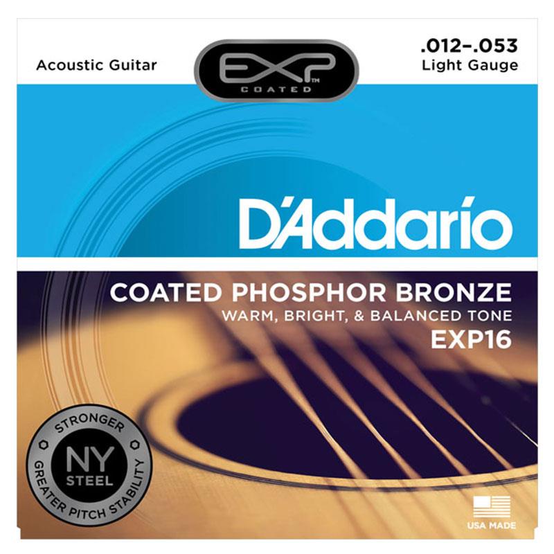 Dây Đàn Guitar Acoustic D'Addario EXP16 [Size 12]