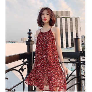 Đầm xoè 2 dây
