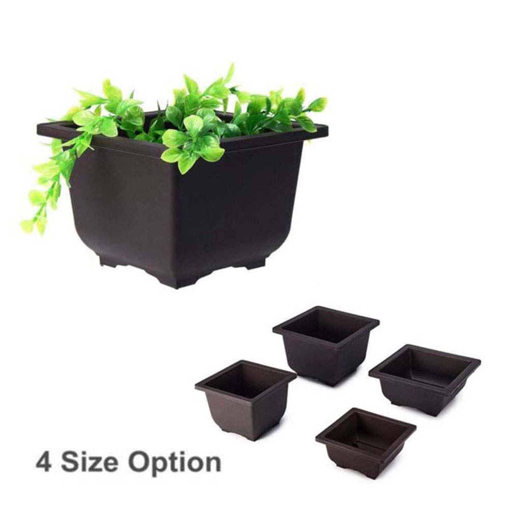 Chậu Nhựa Trồng Cây Bonsai Hình Vuông / Chữ Nhật