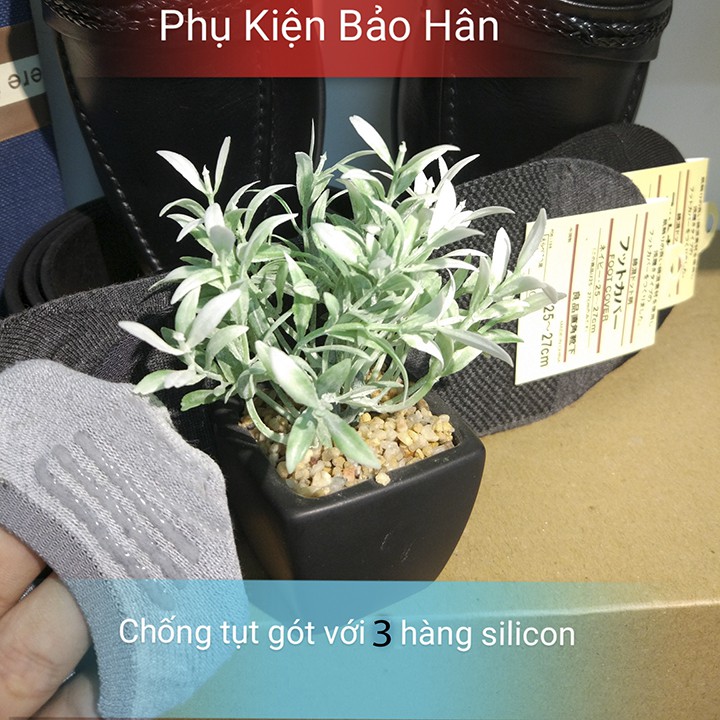 Tất nam, tất lười nam, 95% cotton bamboo (5% spandex đàn hồi, giữ form, không bai, không xù)