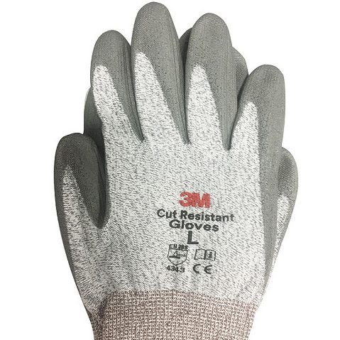 Găng tay chống cắt cấp độ 5 3M GTCC - size L, màu xám trắng