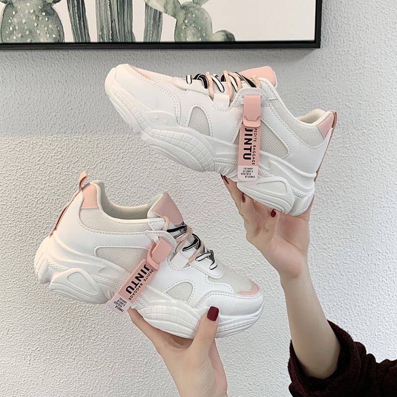 [INS HOT] JINTU Giày thể thao nữ，giày chạy đế mềm với nhãn hiệu thời trang（Y001&1913）