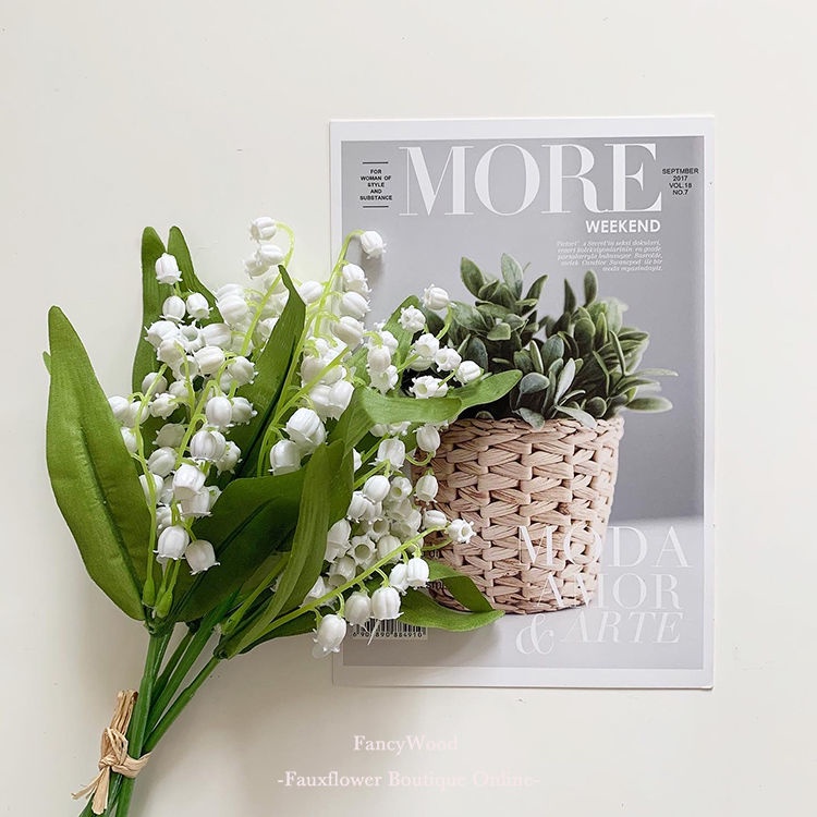 Hoa Lily Giả Trang Trí Nội Thất Đẹp Mắt