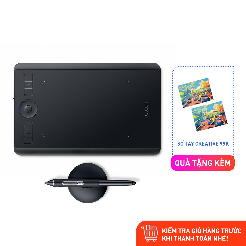 [Mã ELMALL10 giảm 10% đơn 500K] Bảng Vẽ Điện Tử Wacom Intuos Pro S PTH-460