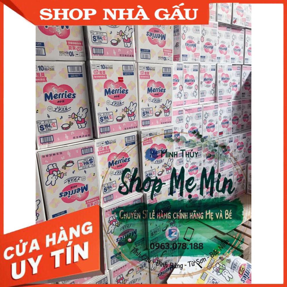 Bỉm Quần Merries Nội Địa Nhật Cộng Miếng Đủ Size - S/82+6 - M58+6 - L 44+6 - XL 38+6