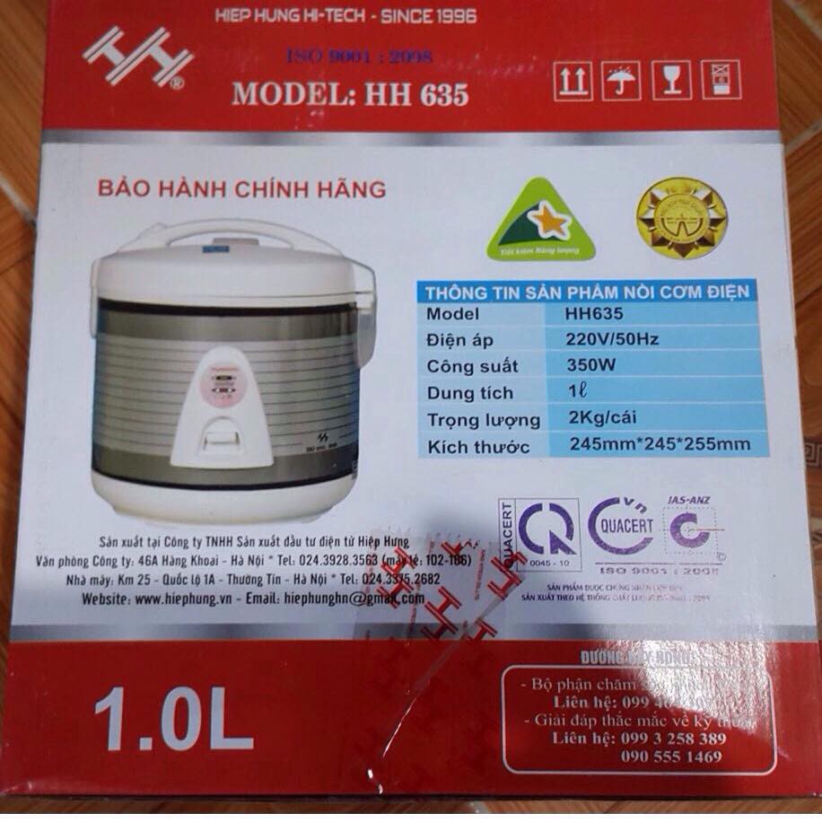 Nồi cơm điện mini Hiệp Hưng HH635