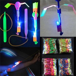 5 10 50 pcs Led Light Flying Elastic Children´s Favorite Toys Powered