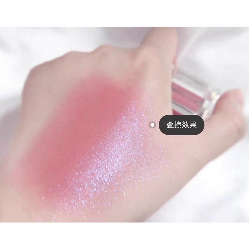 Douyin Phấn Má Hồng Dạng Khối Đá Nhỏ Một Mảnh Bóng Cao Lấp Lánh Hai Lớp Tạo Hiệu Ứng Ba Chiều potato