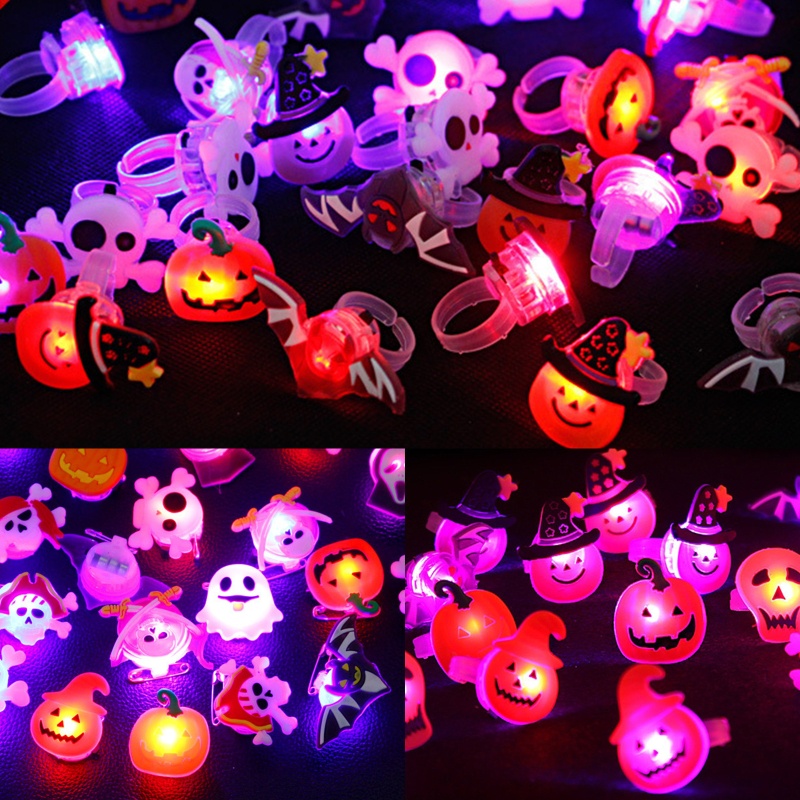Ghim Cài Áo Hình Nhẫn Phát Sáng Trong Đêm Giáng Sinh / Halloween