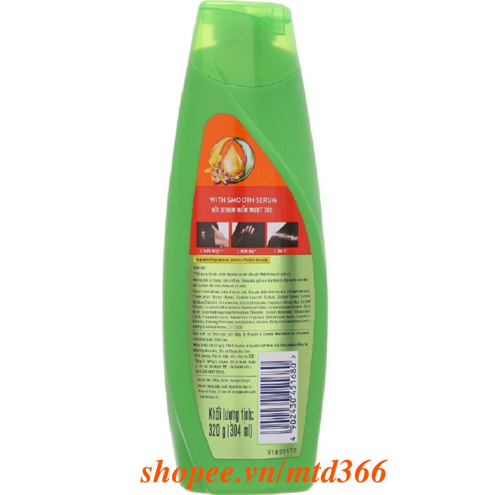 Dầu Gội Đầu 320g Rejoice Siêu Mềm Mượt