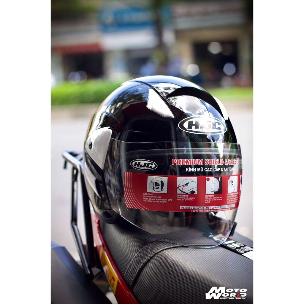 [Motoworld Phân Phối] Mũ bảo hiểm HJC VO-20 (Nón 3/4 gọn nhẹ, an toàn, đi phố )