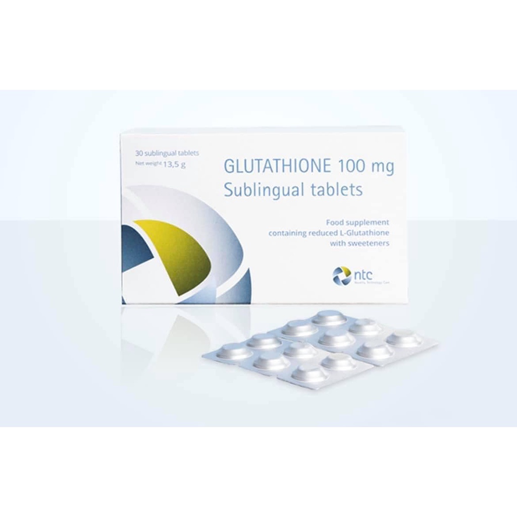 Ngậm trắng da NTC Glutathione Subilingual Tablets 100mg