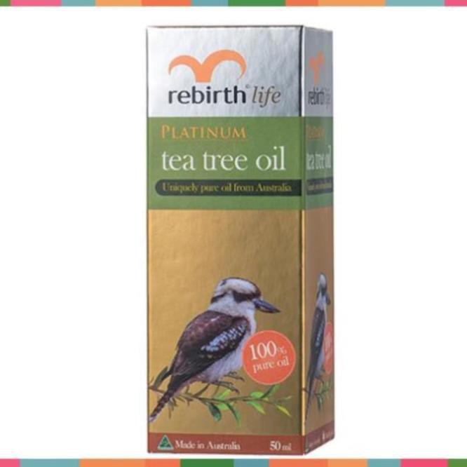 Tinh dầu tràm trà nguyên chất anti.acne tea tree essential oil Rebirth 10ml/50ml - Úc