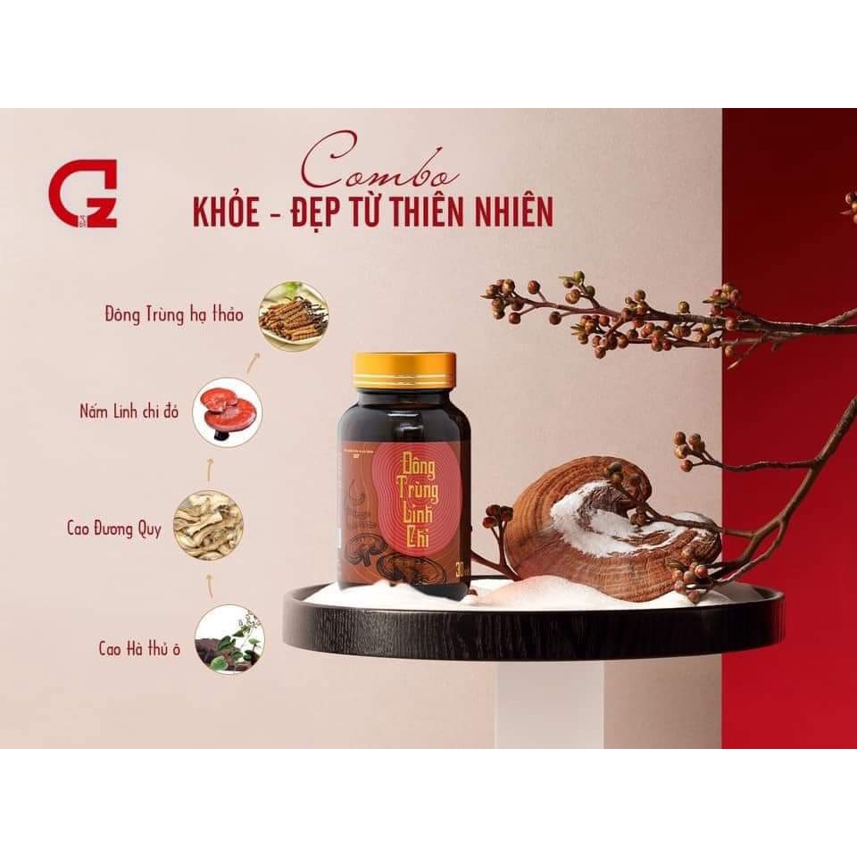 Đông Trùng Linh Chi Cao Viên Cô Đặc Chống Suy Nhược Tăng Cường Sức Đề Kháng Cho Cơ Thể