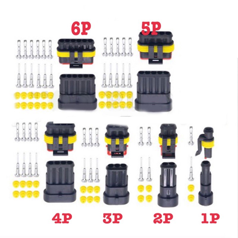 Jack Kết Nối Dây Điện 2P 3P 4P Cho Ô Tô, Xe Máy