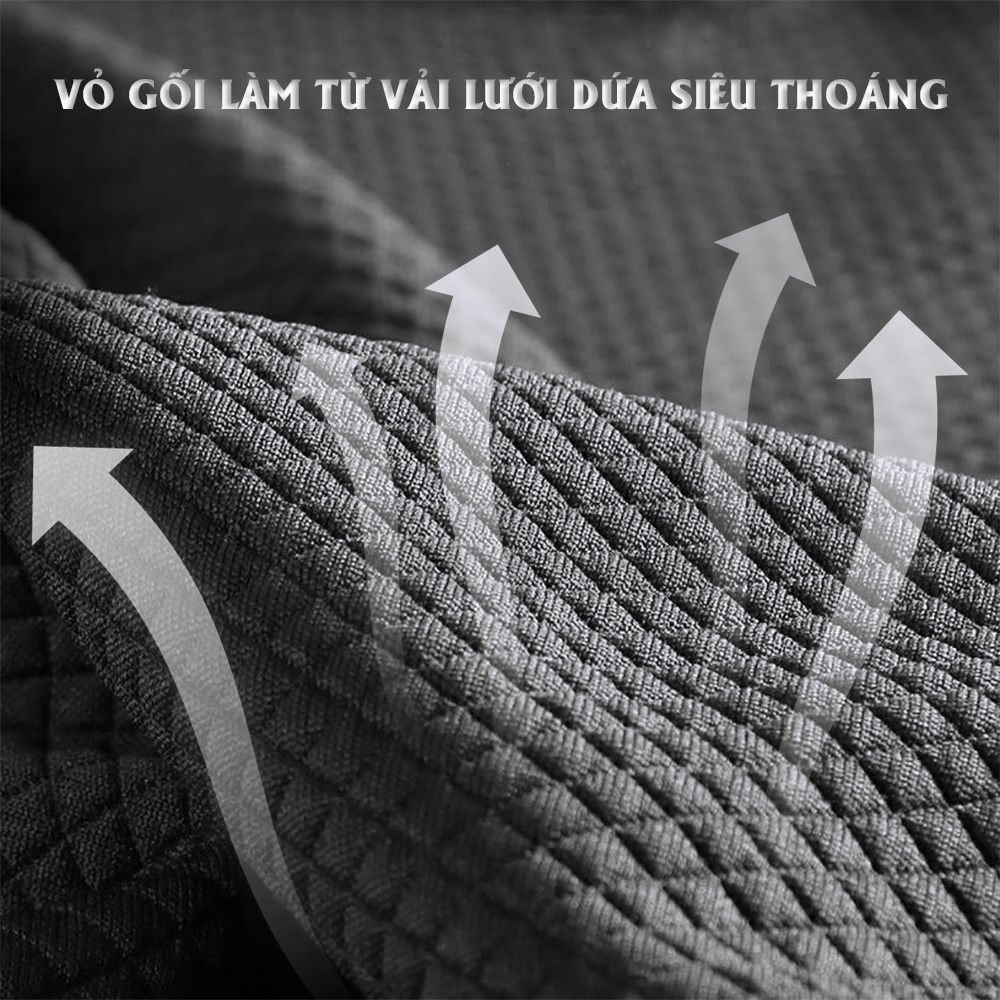 Gối dựa lưng ghế văn phòng có gai massage làm từ cao su non EMA - Thế hệ thứ 3 nâng cấp gai massage độc đáo