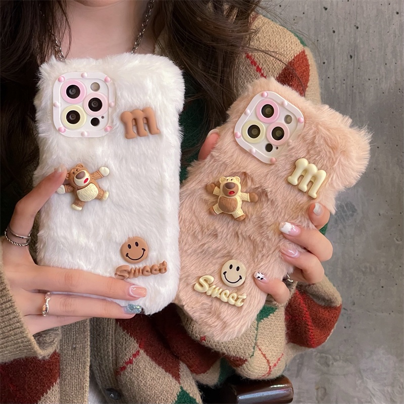Ốp điện thoại lông nhung chống sốc chống nước thời trang cho iPhone 7 8 Plus 11 12 13 Pro Max Xr X Xs Max