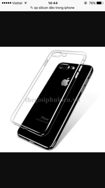 Ốp ip7/7+/8/8+ xilicol dẻo