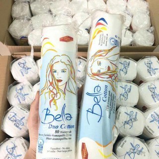 Bông TẨY TRANG BELLA Xuất xứ: Hà Lan Thương hiệu: Groupe Lemoine Bông tẩy trang Bella được làm 100% từ sợi bông.